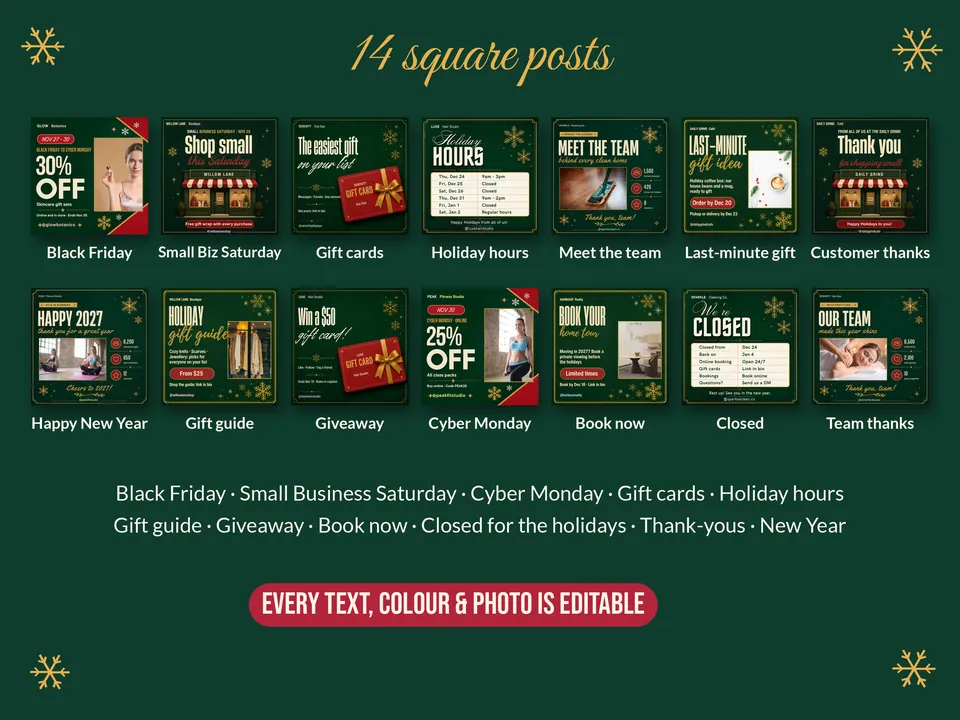 All 14 post templates